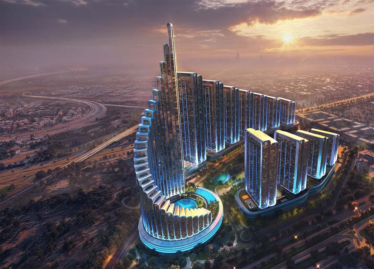 Mercedes-Benz Places by Binghatti — 3BR branded residence, Downtown 3