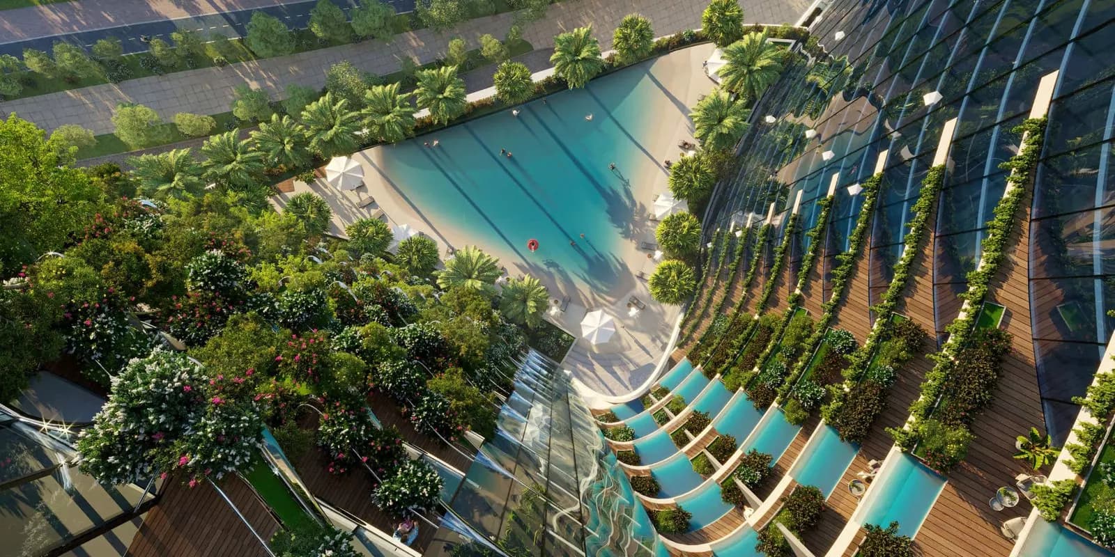 Safa One by DAMAC — 2BR with rooftop tropical island, Al Wasl 5
