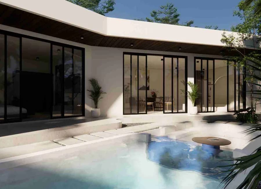 villa indent 2 bedroom ungasan 2