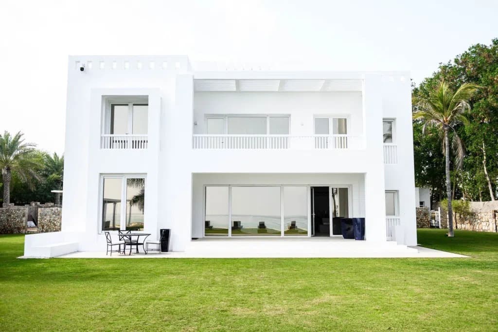 Luxurious 5BR beachfront Villa with private pool and Marina access available for Sale in Jebel Sifah